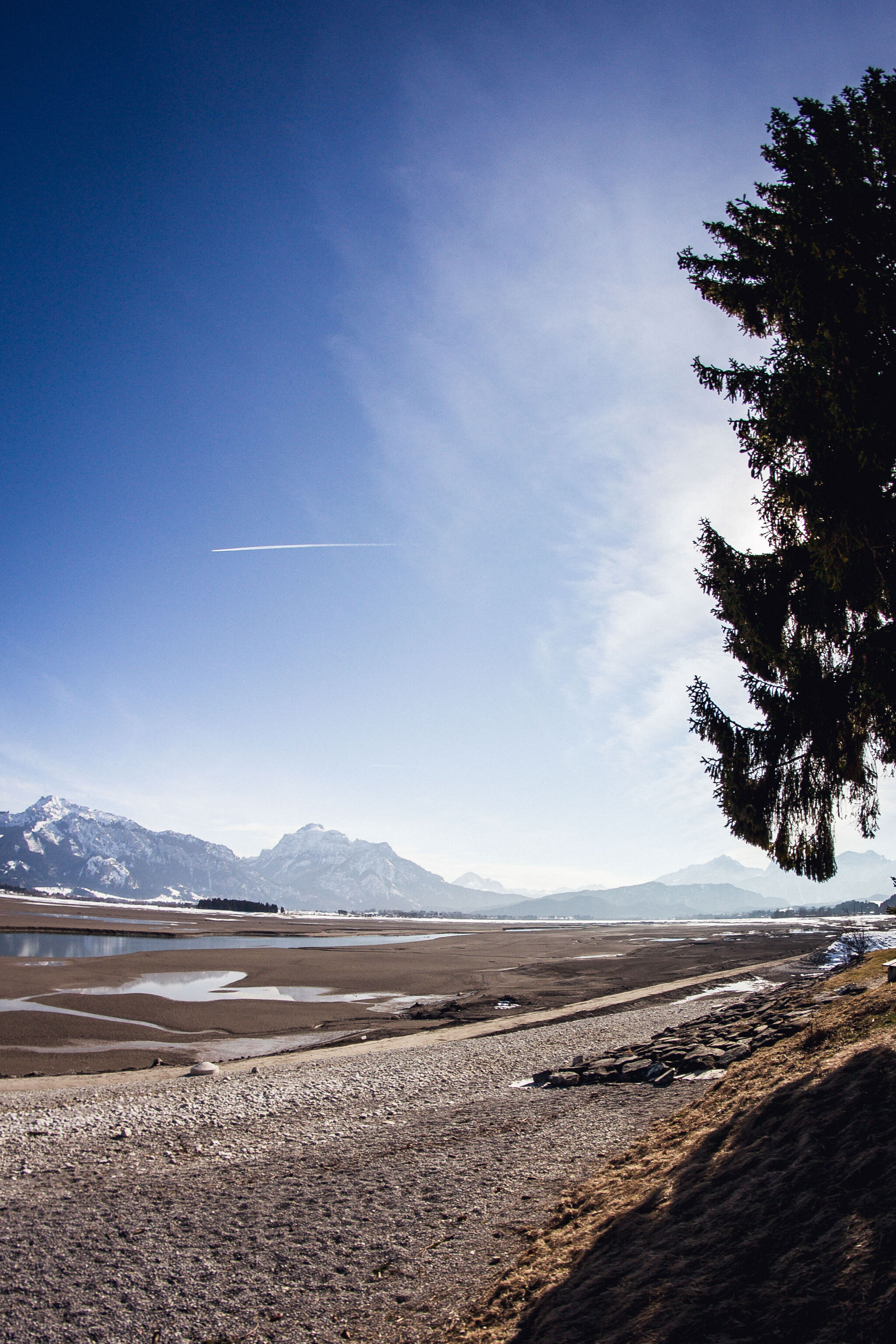 Forggensee in Winter