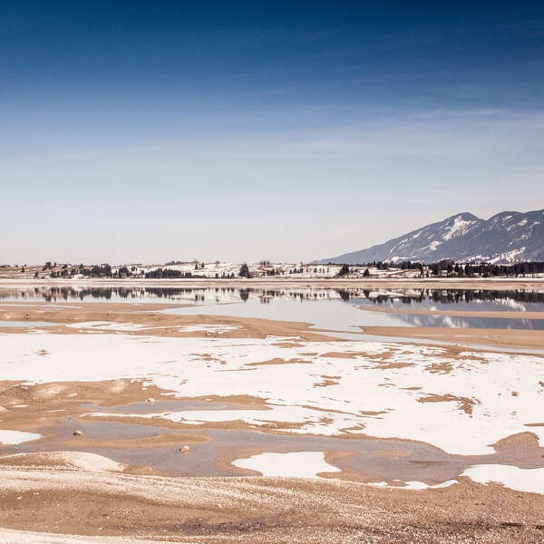 Forggensee in Winter