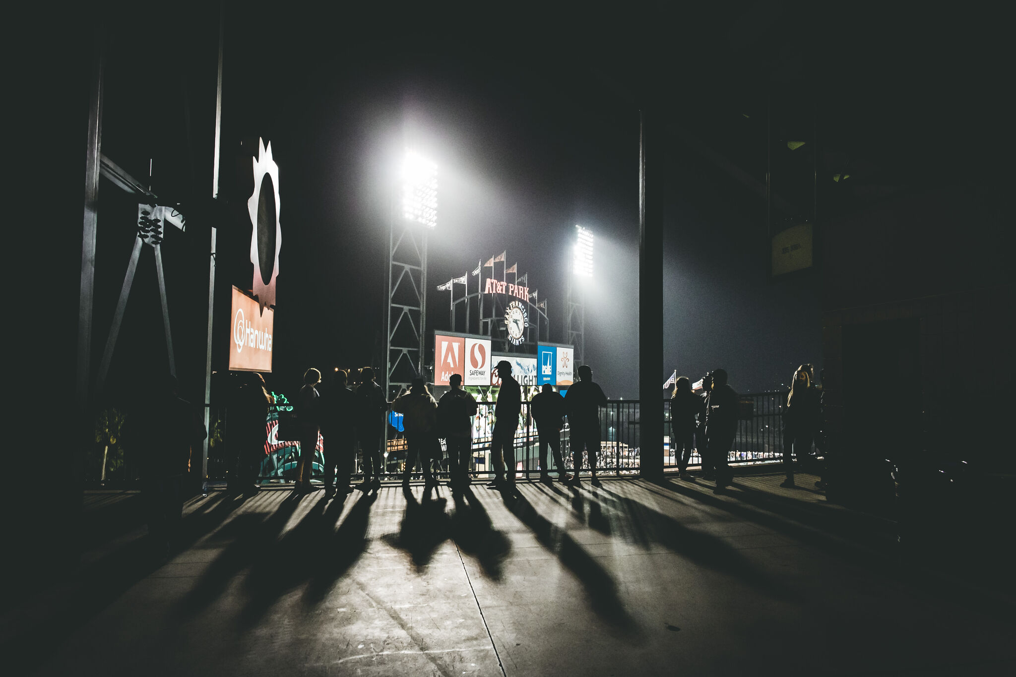 Busy ballpark