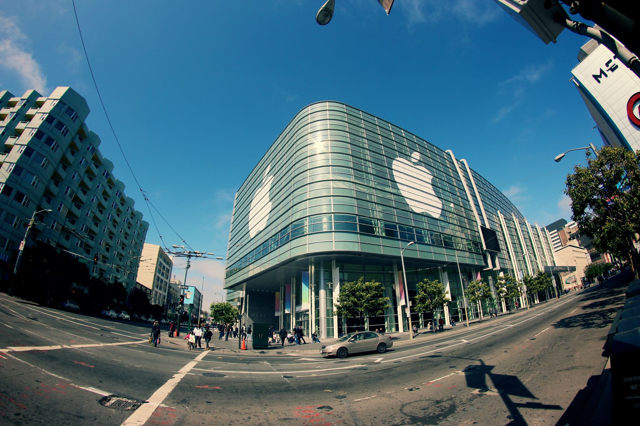 Moscone West during WWDC