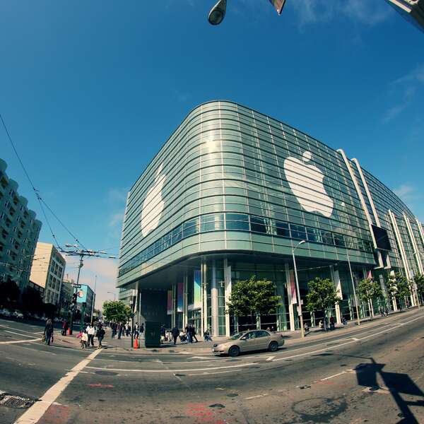 Moscone West during WWDC