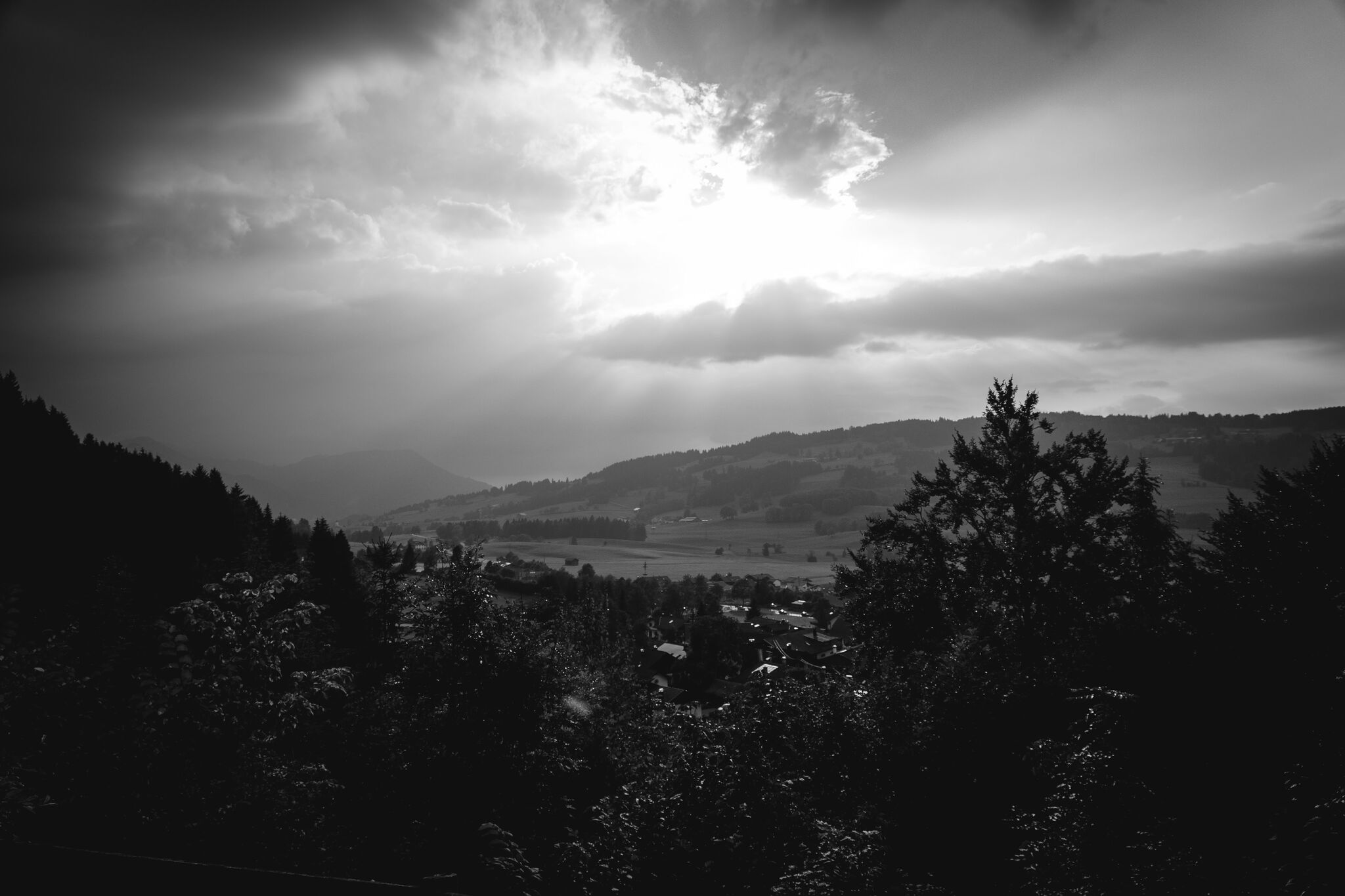 Dramatic sunset